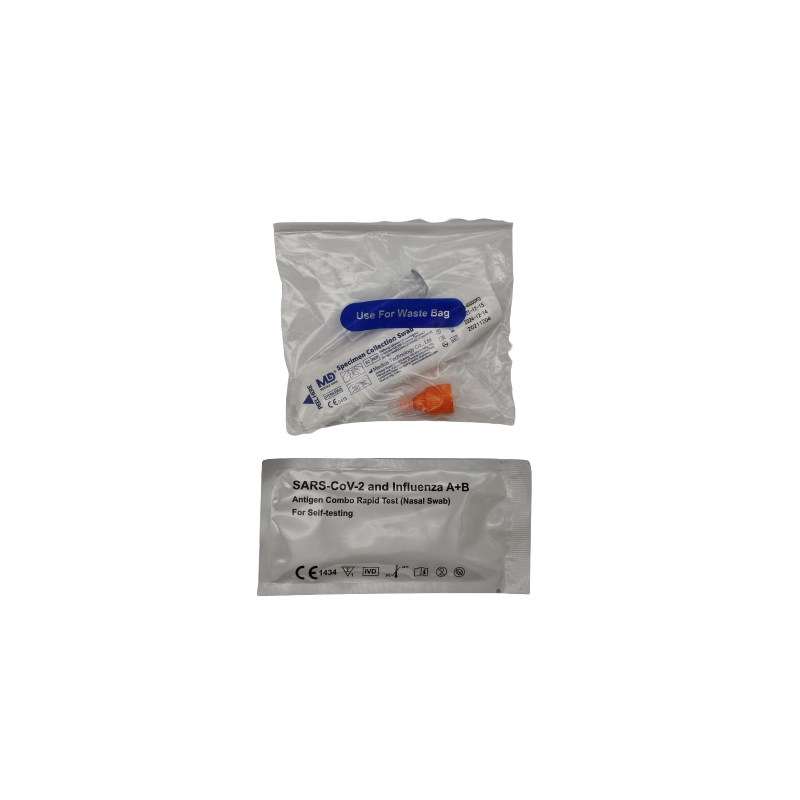 Test Antigenico Covid-19 Boiron Test&car 2in1 Autodiagnostico Determinazione Qualitativa Antigeni Sars-cov-2/influenza A+b In Ta