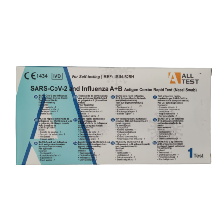 Test Antigenico Covid-19 Boiron Test&car 2in1 Autodiagnostico Determinazione Qualitativa Antigeni Sars-cov-2/influenza A+b In Ta