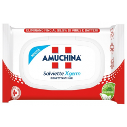 confezione 20 salviettine igienizzanti amuchina xgerm