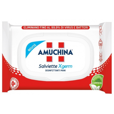 confezione 20 salviettine igienizzanti amuchina xgerm