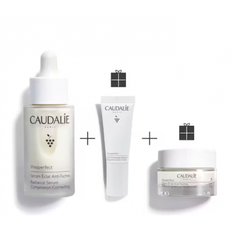 Caudalie Italia Vinoperfect Cofanetto 1,2,3 2023 1 Vinoperfect Siero 30 Ml + 1 Vinoperfect Crema Illuminante Giorno 15 Ml + 1 Vi
