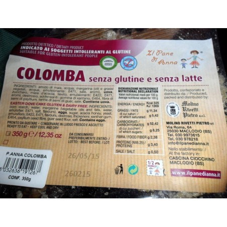 Molino Rivetti Pietro Il Pane Di Anna Colomba 350 G