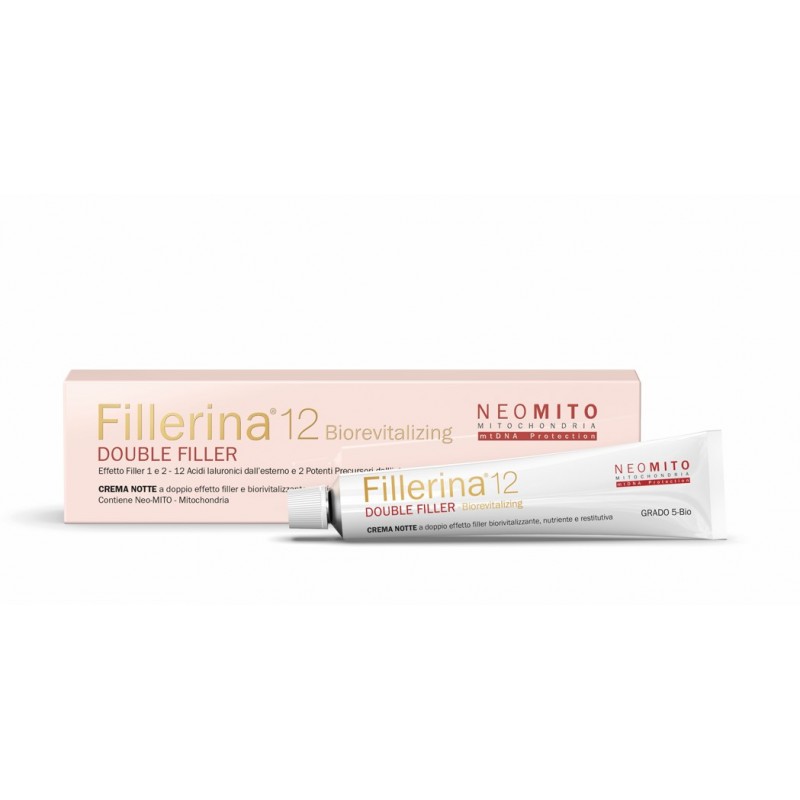tubetto 50 ml crema notte fillerina double filler biorevitalizing