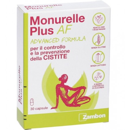 Confezione da 30 capsule di Integratore per la Cistite da Monurelle Plus AF