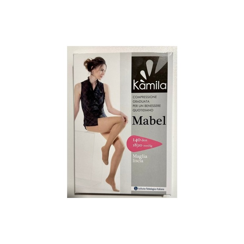 Ca-mi Kamila Collant Mabel 140 Denari Maglia Liscia Nero 5