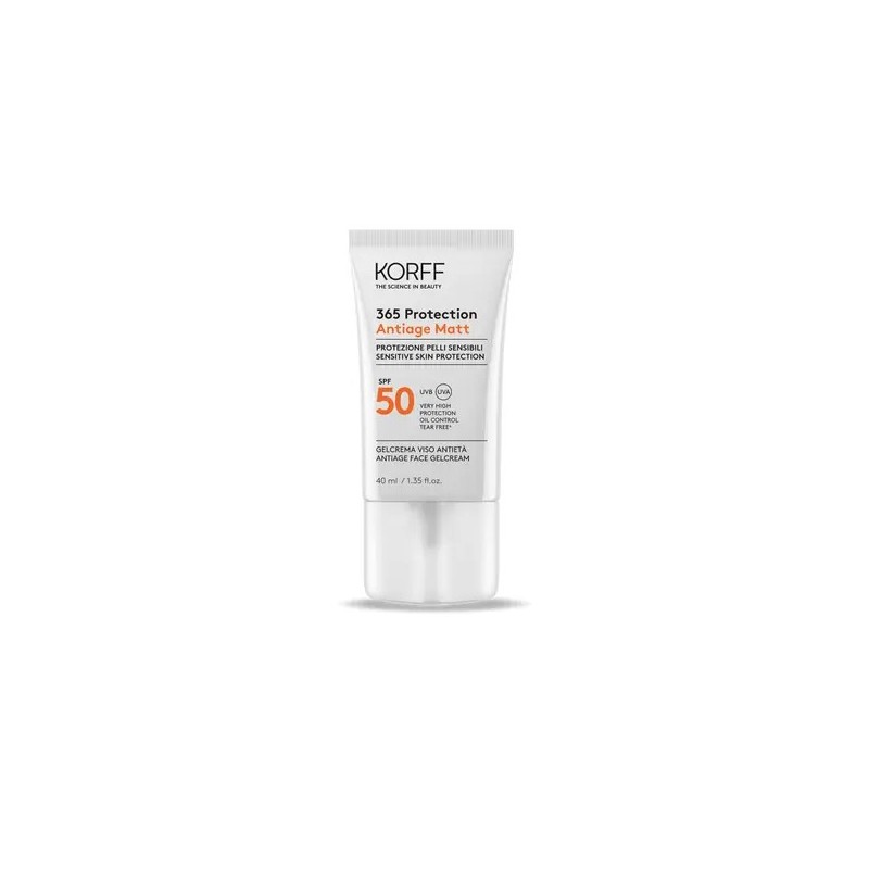 Korff 365 protection gelcrema spf50 viso 40 ml