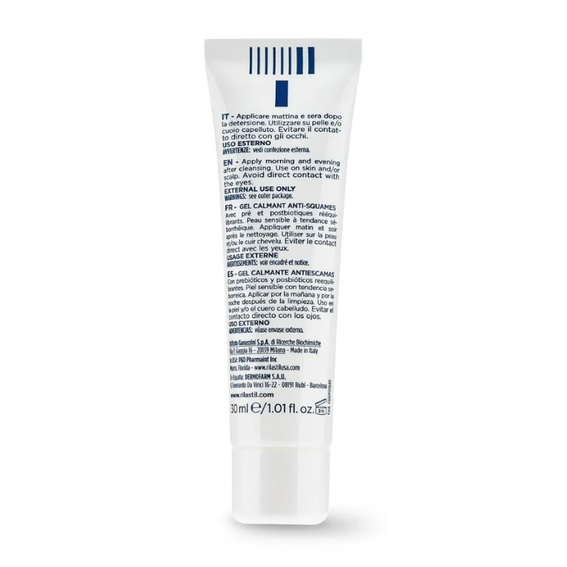 Ist. Ganassini Rilastil Difesa Dermatite Seborroica Gel Lenitivo Sebonormalizzante 30 Ml