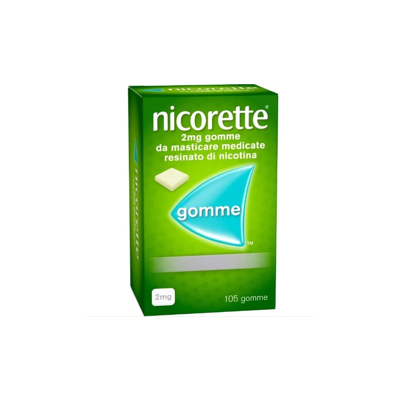 Blisters da 105 Gomme da masticare di Nicorette 2 mg della Johnson & Johnson