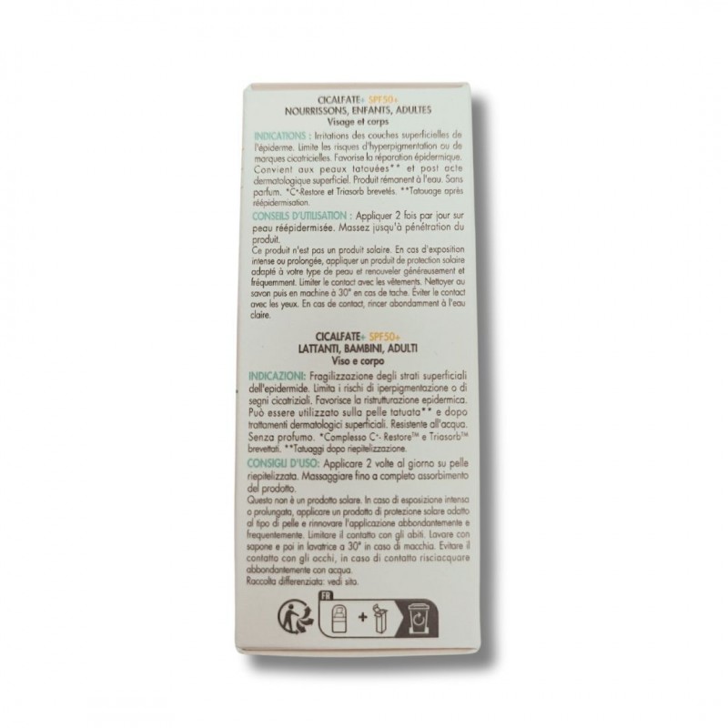 Avène Avene Cicalfate+ Crema Spf50+ 30 Ml