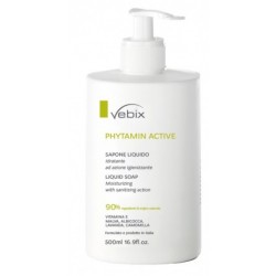 500ml di Vebix Phytamin Active Sapone Liquido Idratante