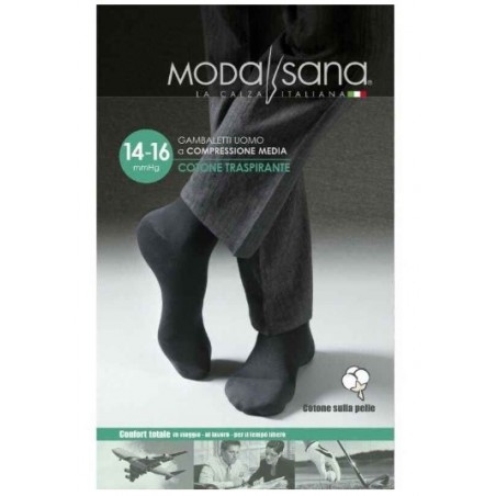 Gloria Med Modasana Gambaletto 14/16 Mmhg Cotone Antracite Taglia S 1 Paio