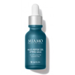 Confezione da 10 ml di miamo Longevity Plus Multipeptide siero viso effetto lifting 10 ml