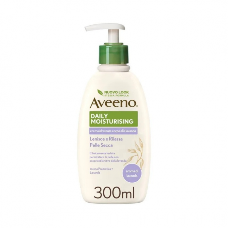 Johnson & Johnson - Johnson & Johnson Aveeno Crema Idratante Corpo Lavanda - 300ml