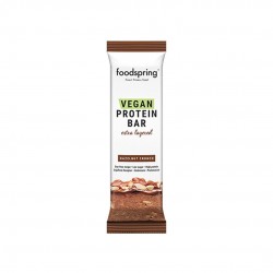 45g Gusto Nocciola Croccante di Barretta Proteica Vegana Multistrato da Foodspring