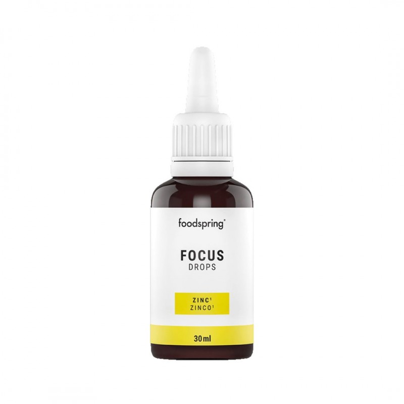 30ml Gusto Limone di Focus Drops Gocce per la Concentrazione da Foodspring