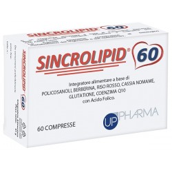 Confezione da 60 compresse di Integratore per Trigliceridi e Colesterolo Sincrolipid
