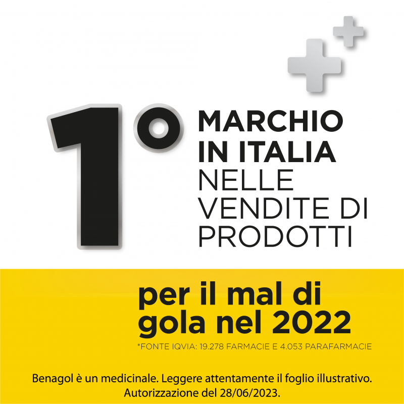 Reckitt Benckiser Benagol antisettico cavo orale gusto limone e miele 24 pastiglie