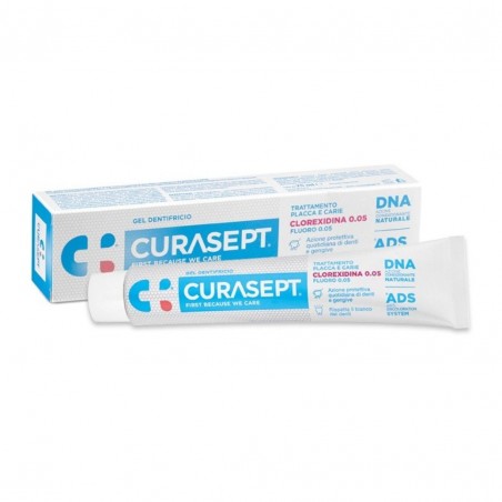 75ml di Dentifricio Antiplacca Clorexedina 0,05 da Curasept 75ml di Dentifricio Antiplacca Clorexedina 0,05 da Curasept