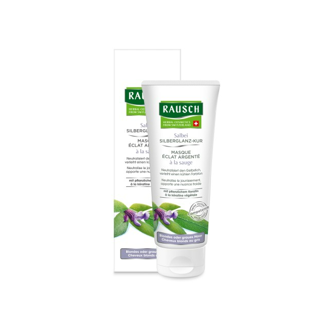 100ml di Rausch Maschera Lucentezza Argentea Alla Salvia