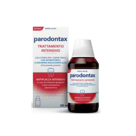 300ml di Parodontax Trattamento Intensivo Collutorio con Clorexedina 0,2% 300ml di Parodontax Trattamento Intensivo Collutorio con Clorexedina 0,2%