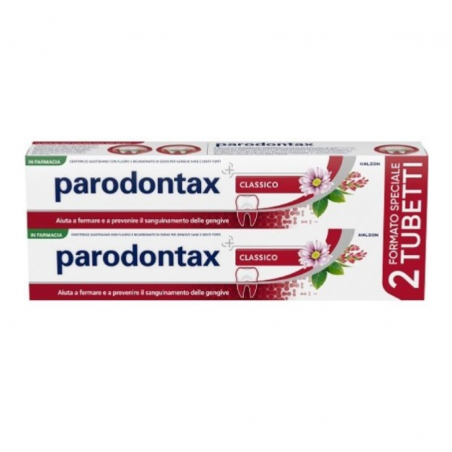 2 confezioni da 75ml di Dentifricio Classico Bipack da Parodontax 2 confezioni da 75ml di Dentifricio Classico Bipack da Parodontax