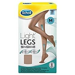 Scholl Lightlegs Collant 20 Denari Taglia L - 1 Paio Colore Nude