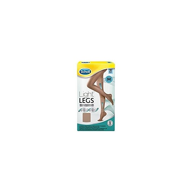 Scholl Lightlegs Collant 20 Denari Taglia L - 1 Paio Colore Nude