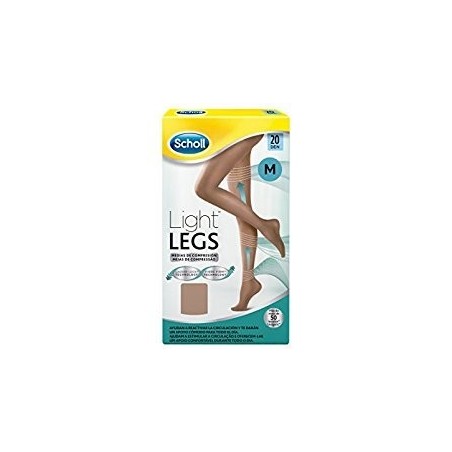 Scholl Lightlegs Collant 20 Denari Taglia L - 1 Paio Colore Nude