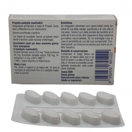 Boiron Propolis Pastiglie Menta 20 G