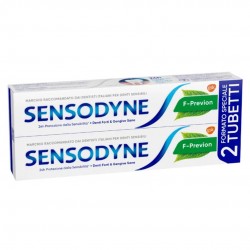 2x75ml di Sensodyne Dentifricio F Previon Denti Sensibili