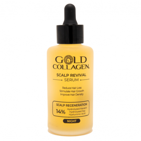 Minerva Research Labs Gold Collagen Scalp Revival Serum 100 Ml