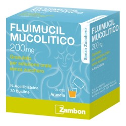 200mg di Fluimucil Mucolitico Soluzione Orale Granulata