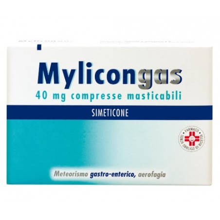 Confezione da 50 compresse di Mylicongas della Johnson & Johnson