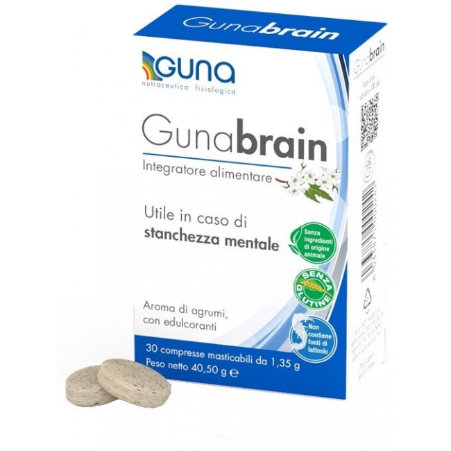 Gunabrain integratore stanchezza mentale 30 Compresse
