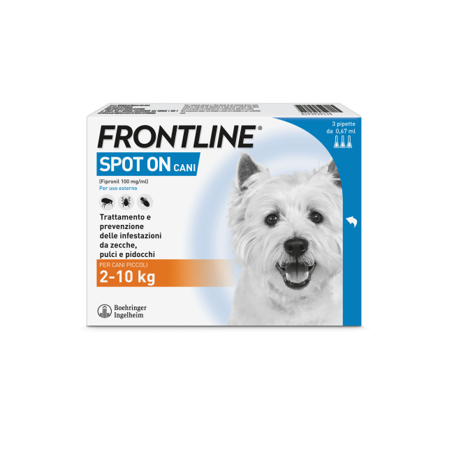 Boehringer Ingelheim Frontline Spot-on Cani 2-10 kg 3 pipette
