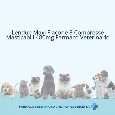 Lendue Maxi 480 Mg 8 Compresse Masticabili Per Cani Di Grossa Taglia