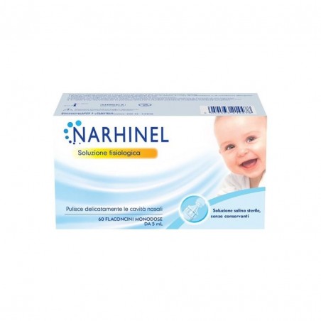 confezione 20 flaconcini narhinel soluzione fisiologica nasale