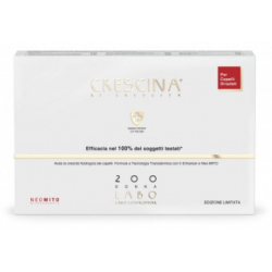 scatola con 5 fiale crescina ri-crescita neo mito 200 donna