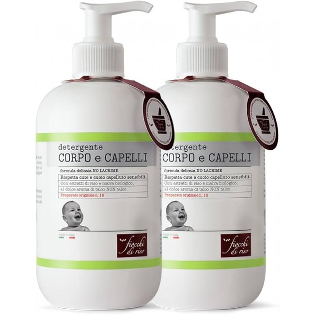 400ml di Fiocchi di Riso Bipacco  Detergente Corpo/Capelli