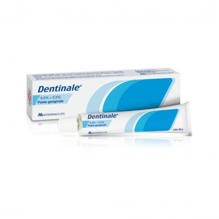 25g di Tubetto di Pasta Gengivale da Dentinale 0,5%+0,5% 25g di Tubetto di Pasta Gengivale da Dentinale 0,5%+0,5%