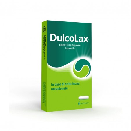 6 supposte per la stitichezza da Dulcolax 10mg