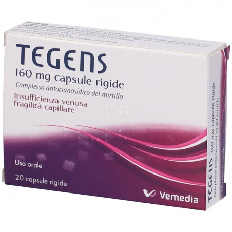 20 Capsule Rigide Tegens 160 Mg
