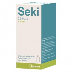 flacone 200 ml Sciroppo sedativo Seki 3,54 Mg/ml