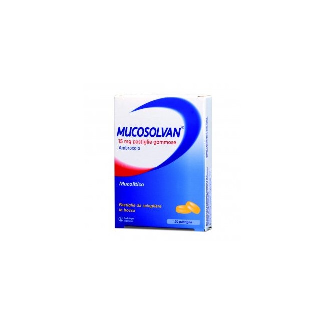 20 Pastiglie Gommose Mucosolvan 15 Mg