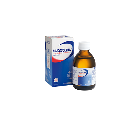flacone 200 ml Sciroppo fluidificante Mucosolvan 15 Mg/5 Ml