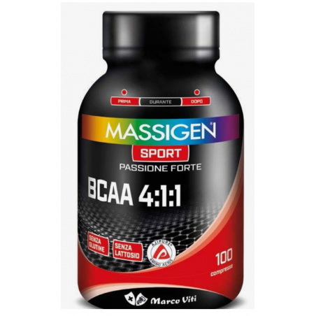 Marco Viti Massigen Sport Bcaa 4:1:1 100 Compresse Marco Viti Massigen Sport Bcaa 4:1:1 100 Compresse
