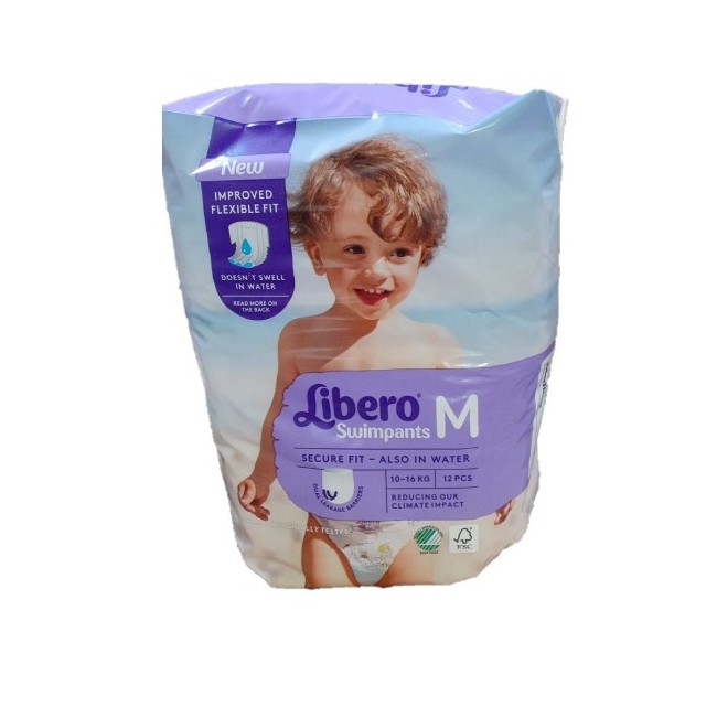 Essity Pannolini Mare/piscina Libero Swim Pants Per Bambino M 12 Pezzi