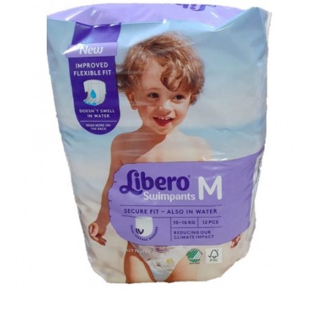 Essity Pannolini Mare/piscina Libero Swim Pants Per Bambino M 12 Pezzi
