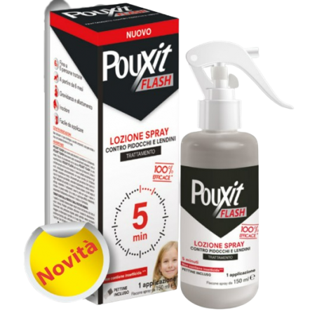 Cooper Consumer Health It Pouxit Flash Vegetal Lozione Pidocchi E Lendini 100 Ml Con Pettine
