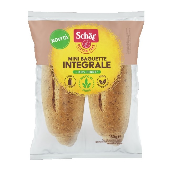 Dr. Schar Schar Mini Baguette Integrale 4 Pezzi X 37,5 G